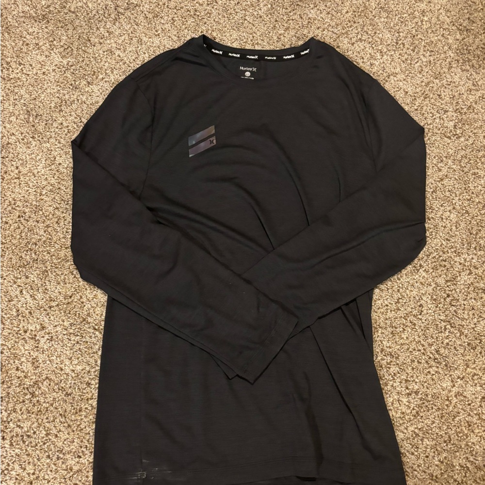 Hurley Men's Black Long Sleeve Tee
